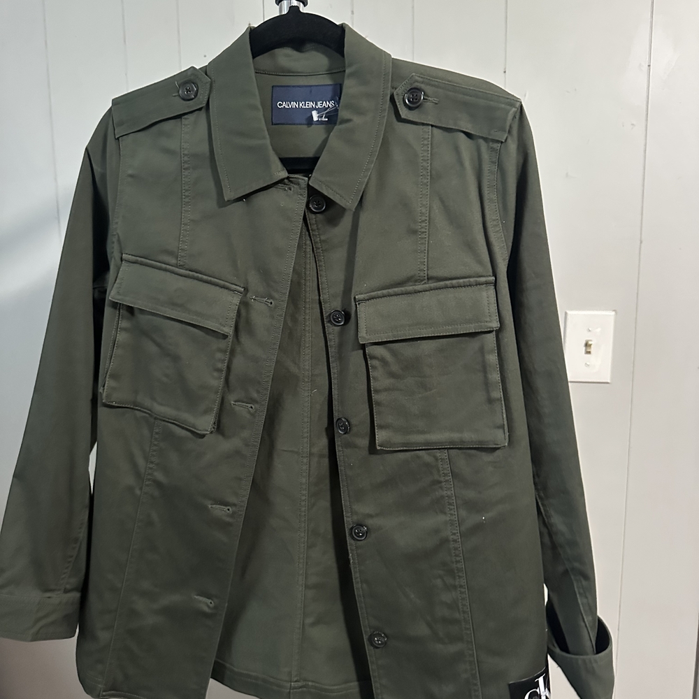 Calvin Klein Jeans Khaki Military Jacket